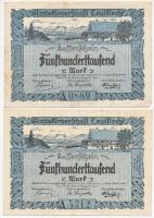 Németország / Weimari Köztársaság / Leutkirch 1923. 500.000M (10x) T:III
Germany / Weimar Republic ...