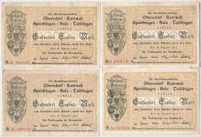 Németország / Weimari Köztársaság / Oberndorf, Rottweil, Spaichingen, Sulz, Tuttlingen 1923. 100.000...