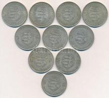 1947. 5Ft Ag "Kossuth" (10x) T:2,2-,3 patina