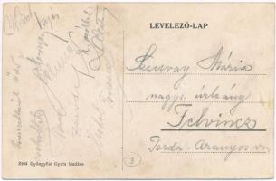 Kudzsir, Kudsir, Cugir; M. kir. vasgyár, farakások, Gyöngyösi Gyula kiadása / iron works, piles of w...