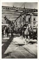 1940 Nagyvárad, Oradea; bevonulás, Horthy Miklós a hídon / entry of the Hungarian troops (EK)