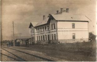 Piski, Simeria; Vasútállomás, rendező pályaudvar, vasutasok, Adler fényirda / railway station, railwaymen