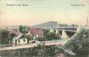 Bosanski Brod, Cuprija na Savi / railway bridge on the Sava river