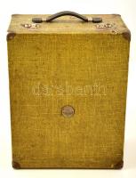 cca 1950 Meopta Optilux csehszlovák filmvetítő gép, eredeti dobozában, kipróbálatlan, 19x34x43 cm. J...