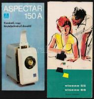 3 db diavetítő-prospektus, jó állapotban