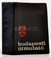 Király Elemér: Budapesti Utmútató 1969. Bp., 1969, Panoráma. Kiadói nylon-kötésben, utcajegyzékkel, benne a BKV járatok felsorolásával, BKV HÉV Üzemág Vontatás és Üzemeltetési osztály pecsétjével.