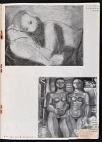 cca 1934-1935 a Nemzeti Művészet 1-4. lapszáma,  érdekes írásokkal, rossz állapotban