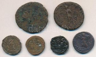 6db-os hamis római bronz és rézpénz tétel T:2-,3
6pcs of fake Roman bronze and copper coins C:VF,F