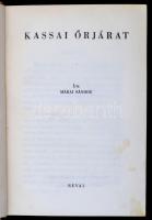 Márai Sándor: Kassai őrjárat. Bp., 1941, Révai. Kiadói egészvászon-kötés, foltos borítóval. Első kia...