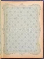 Látképes levelezőlapok. Díszes Art Nouveau fedelű képeslapalbum 200 férdőhellyel / Decorated Postcar...