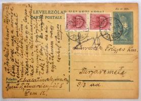 1940-1944 19 db munkaszolgálatos küldemény / 19 covers, postcards to / from Jewish Labor Service