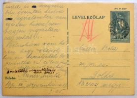 1940-1944 19 db munkaszolgálatos küldemény / 19 covers, postcards to / from Jewish Labor Service