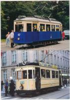 20 db MODERN külföldi villamosos motívumlap / 20 modern European trams motive cards