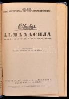 1948 az Új Ember almanachja. Sérült gerincű, kopott kartonált papírkötésben