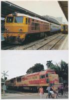 12 db MODERN külföldi vasúti motívumlap / 12 modern European raiilway, train motive cards