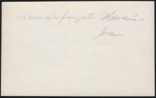 cca 1930 Szamárfogat Havannában fotó, hátulján feliratozva, 9×14,5 cm