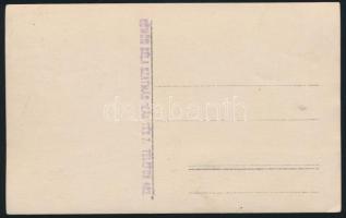 Fürdőélet, fotólap Gömöri Béla szatmári műterméből, hátulján pecséttel jelzett, 9×14 cm