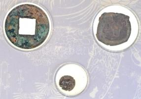 Hollandia DN "Világ vallásai" arab, bizánci és kínai érme díszkiadásban, holland nyelvű le...