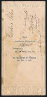 1916 Szentkép Correggio-festmény részlettel, elsőáldozási emlék, szecessziós díszítéssel, 11×5 cm