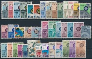 Europa CEPT gyűjtemény, 39 különféle bélyeg, Europa CEPT 39 stamps
