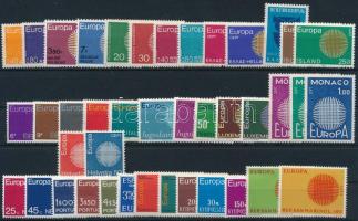 Europa CEPT 41 stamps, Europa CEPT gyűjtemény, 41 különféle bélyeg
