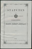 1864 Wien, Statuen der K.K. Privil. Allgemeinen Österreichischen Boden-Credit-Anstalt, 39p