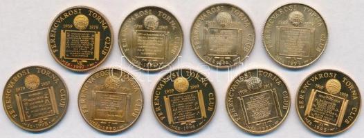 Bognár György (1944-) 1990-1998. "MÉE - Ferencvárosi Torna Club FTC I-IX." emlékérmek (23m...