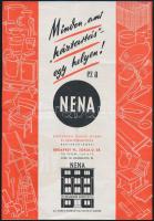 cca 1930-1940 Bp. VI., "NANA - Minden, ami háztartás egy helyen!", reklámnyomtatvány