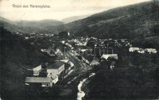 Ferencfalva, Herensyfalva, Valiug; látkép, Getini Sándor kiadása / general view (EK)