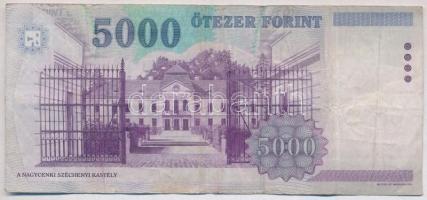 1999. 5000Ft eltérő sorszámokkal "BA 8348321 - BA 8148321" T:III
Adamo SF57h