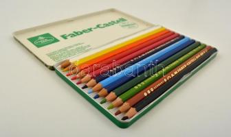 Faber Castell 12 db színes ceruza készlet fém dobozban