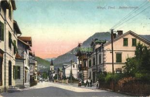 Wörgl (Tirol), Bahnhofstrasse / railway station street, cafe