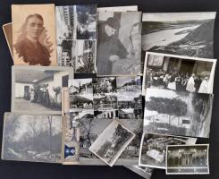 Cipősdoboznyi fotótétel. Különböző  korokból és témában