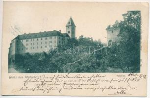 1899 Vimperk, Winterberg; Schloss / castle (EK)