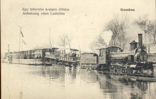 Gombos teherrész kompra állítása