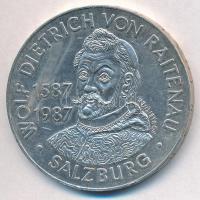 Ausztria 1987. 500Sch Ag "Von Raitenau salzburgi érsek születésének 400. évfordulója" T:2 Austria 1987. 500 Schilling Ag "400th Anniversary - Birth of Salzburg's Archbishop von Raitenu" C:XF Krause KM#2982