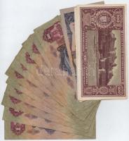 1930. 100P (11x) különféle propaganda felülbélyegzésekkel + 1930-1946. 100-100.000P (5xklf) mind &qu...
