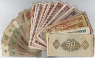 110db-os vegyes magyar pengő bankjegy tétel T:III,III-