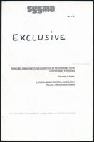 1997 Diana hercegnő kiállításmegnyitón, sajtófotó, hátulján feliratozva, 25×16,5 cm