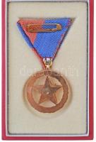 1949. "A Magyar Népköztársasági Sport Érdemérem arany fokozata" zománcozott aranyozott kit...