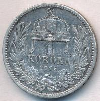 1915KB 1K Ag "Ferenc József" T:1-,2 ph. Adamo K5.1