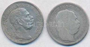 1893KB-1915KB 1K Ag "Ferenc József" (2x) T:3,2,2-