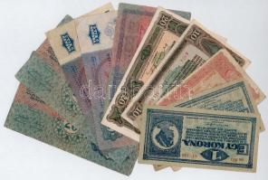 1906-1920. Vegyes korona tétel 1-20K (10x) T:III-IV