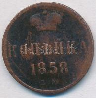 Orosz Birodalom 1858. 1k Cu T:3
Russian Empire  1858. 1 Kopek Cu C:F
Krause Y#3.2