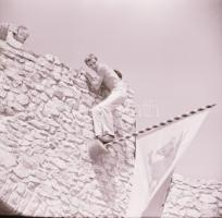 1967 Sümeg, filmforgatás a sümegi várban, 54 db vintage negatív Kotnyek Antal (1921-1990) fotóriport...