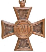 1923. "III. osztályú Legénységi Szolgálati Jel" Br kitüntetés mellszalag nélkül, cserélt f...