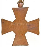 1923. "III. osztályú Legénységi Szolgálati Jel" Br kitüntetés mellszalag nélkül, cserélt f...