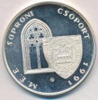 Renner Kálmán (1927-1994) 1991. "MÉE Soproni csoport / gróf Széchenyi István" jelzett Ag e...