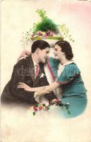 12 db RÉGI motívumlap: hölgyek / 12 pre-1945 motive cards: ladies