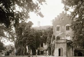 cca 1963 Zsennyei kastély és művésztelep, 5 db szabadon felhasználható, nagyméretű, professzionális ...